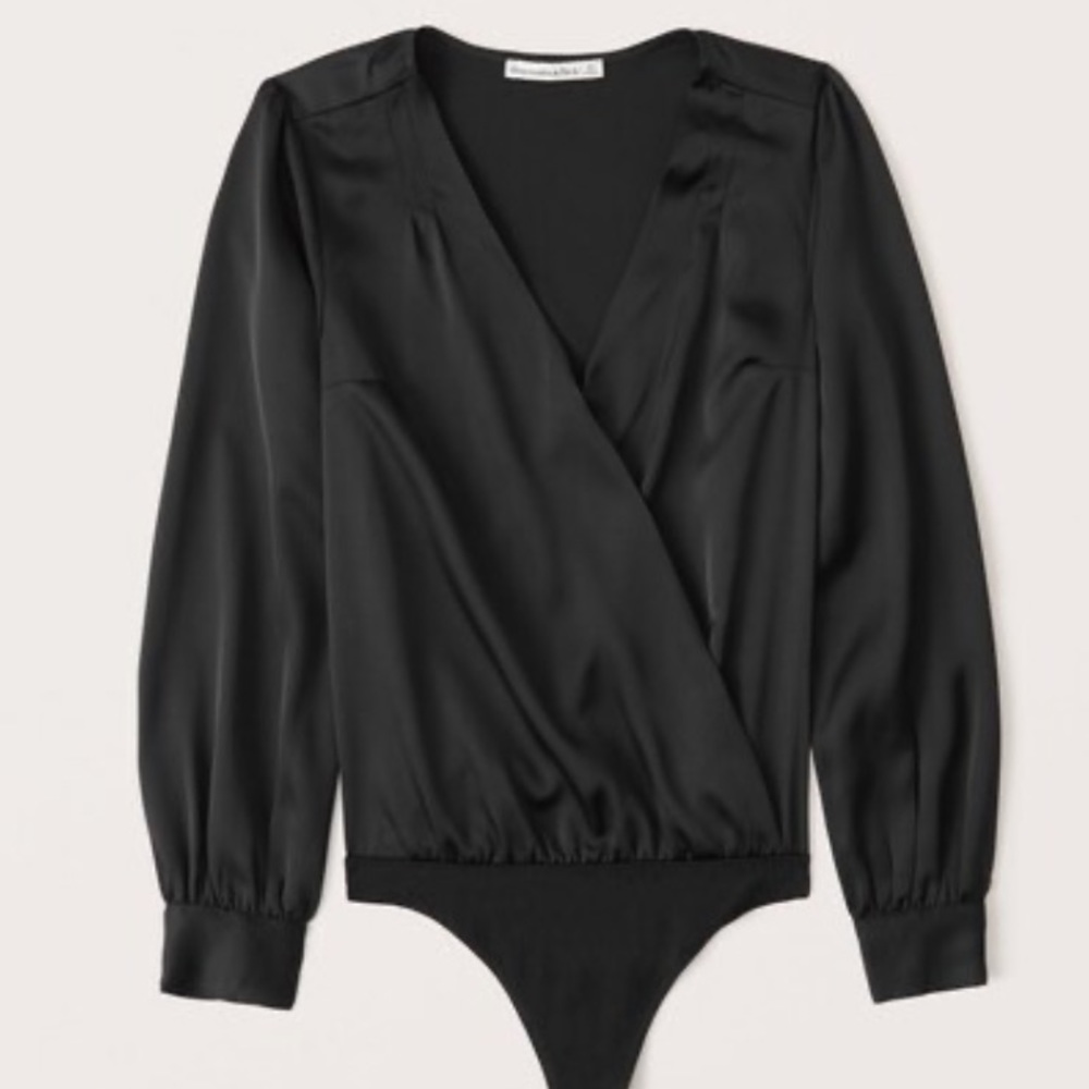 Silky Bodysuit Blouse